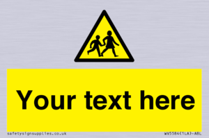 Custom Warning children Sign